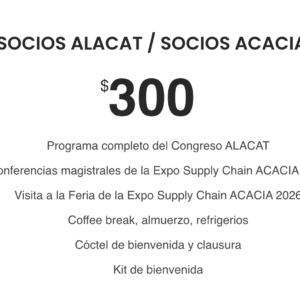 Entrada Congreso ALACAT 2026_Socios